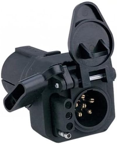 47575 Trailer Light Adaptor Converter Plug 7 RV to 6 Pole & 4 Pin