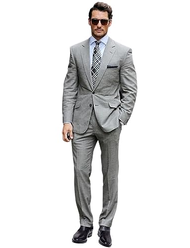 Costume deux pièces pour hommes Ulnomio éliminez la rigidité avec cet ensemble veste pantalon