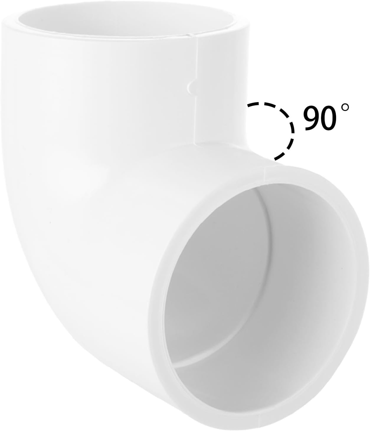 10PCS 1-1/2 PVC Fittings 90 Degree Elbow 2 Way PVC Pipe Fittings Right Angle Elbow PVCs Adapter Furniture Build Grade PVCs Pipe Adapter Fittings SCH40 Corner Fittings