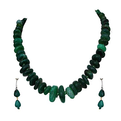 Femme perle mixed vert jaspe CZ : le cadeau d'anniversaire idéal et précieux