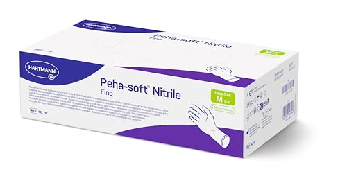 Peha-soft nitrile fino puderfrei unsteril Untersuchungshandschuhe Gr. M, 150 Stück