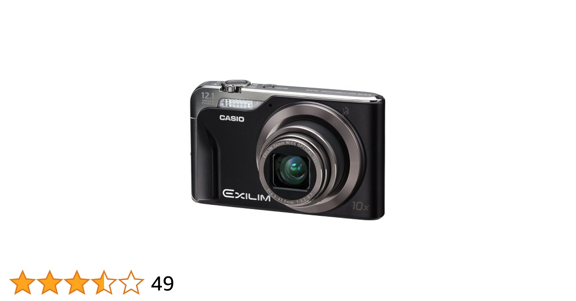 Casio Exilim EX-H10 Digital camera 12 megapixel, 10x optical