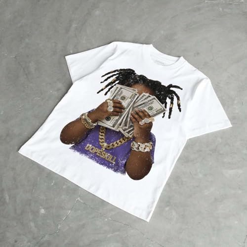 Image of DopeSkill Graphic Tee Streetwear Hip Hop Hypebeast Street Style Unisex T-Shirt Sneaker Colour Matching Shirts Swag Y2K Style