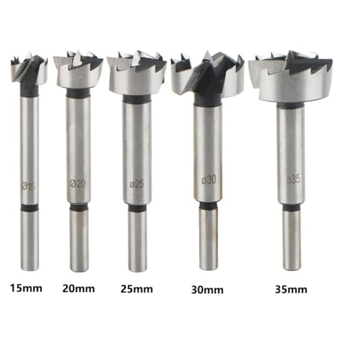 Set de 5 brocas para madera de acero de alto carbono miniatura 3