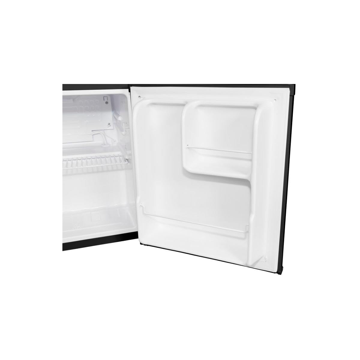 Exquisit® Frigorífico Mini 40L, Color Negro, Clase E, Puerta Reversible, Estante de Rejilla Ajustable, 2 Balcones en Puerta, Control de Temperatura, Muy Silencioso, Medidas (51,0 x 44,0 x 47,0 cm)