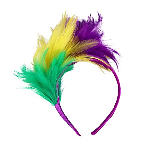 Fascinator femme plumes colorées accessoire de tête de haute qualité