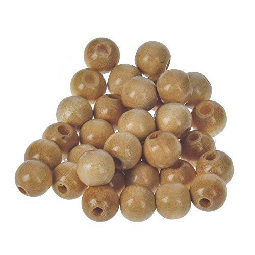 Preisvergleich Produktbild EFCO 1400605 8 mm 80-Stück Holzperlen, Natural