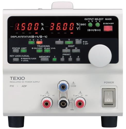 TEXIO(テクシオ) 多出力直流安定化電源 2ch(+36V/1.5A,+36V/1.5A) : PW36-1.5ADP