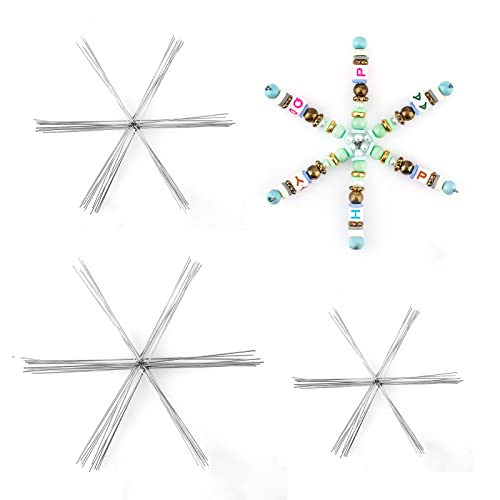SAVITA D27025 30pcs Snowflake Metal Wire