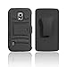 Cocomii Striped Belt Clip Holster Galaxy S5 Active Case, Slim Thin Matte Kickstand Swivel Belt Clip Holster Reinforced Drop Protection Fashion Bumper Cover for Samsung Galaxy S5 Active (Black)