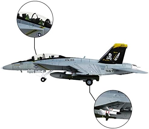 Lose Fun Park 1:100 Military Model Plane F/A-18 Hornet Striket Diescast Alloy Fighter Plane Model