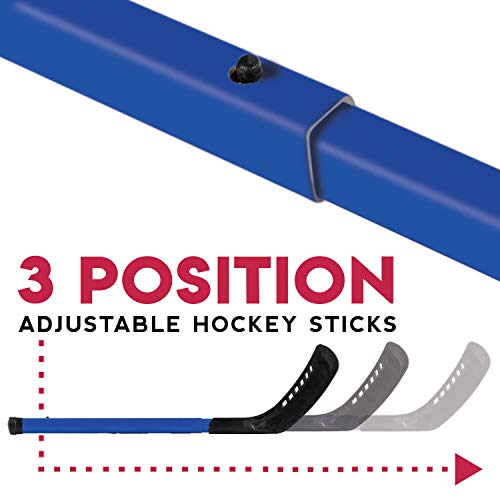 image for Franklin Sports Indoor Mini Goal Sports Set - 3 in 1 Kids Indoor Goal 