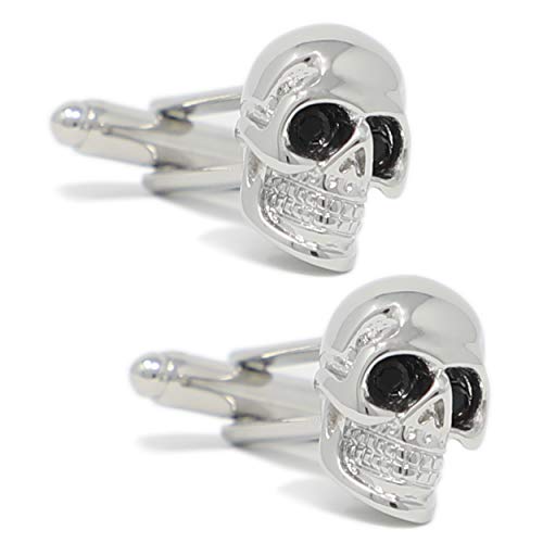 Gemelos de calavera con caja logo pirata
