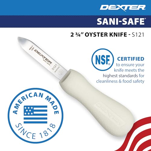 Dexter-Russell New Haven Style Oyster Knife | Sani-Safe | S121 | High-Carbon Stainless Steel view 3
