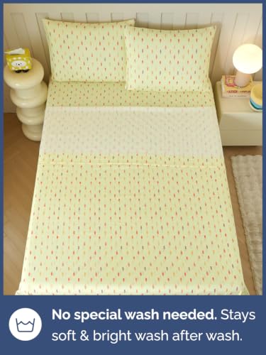 Image of Kids Queen Size Popsicle Bed Sheets - 4 Piece Kids Popsicle Sheet Set - Summer Treat Bedding - Ultra-Soft, Cute & Cozy - Breathable & Machine Washable - Sweet Bed Set for Boys, Girls, Teens & Toddlers