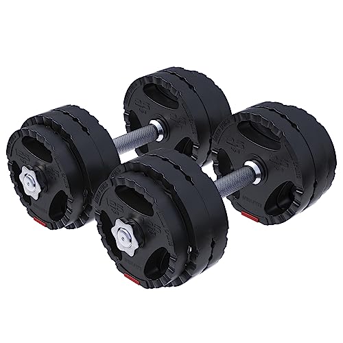 GORILLA SPORTS® Kurzhantelset - 20 kg oder 30 kg, Ø 30mm, 2...