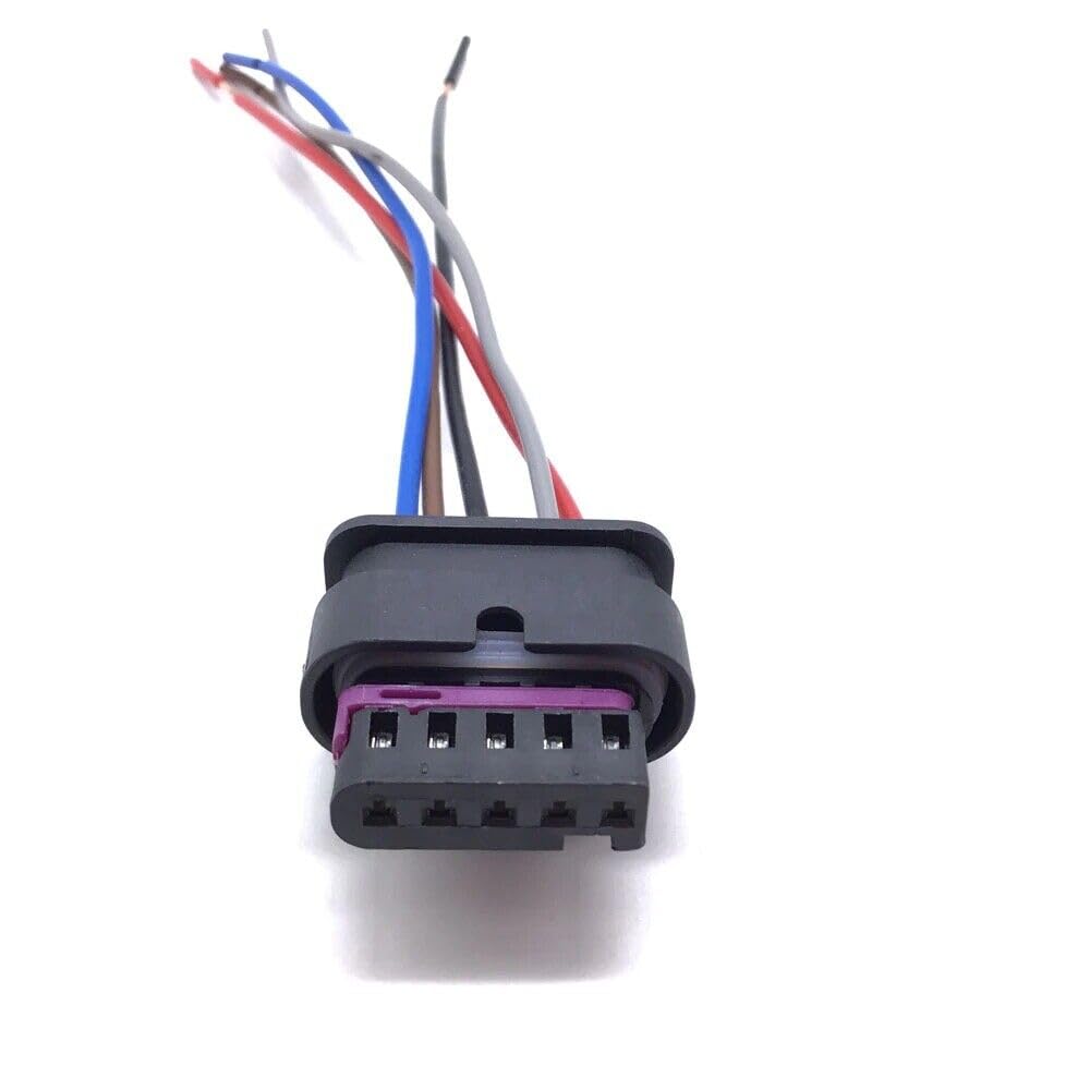 5 Pin Mass Air Flow Sensor MAF Harness Connector 8K0973205 fits VW Audi Skoda