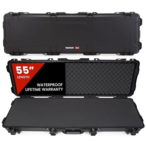 Image of NANUK Hard Case with Foam & Wheels - 30 inch to 55 inch Long, Customizable Foam Insert, IP67 Waterproof & Crushproof, Rugged Construction for Ultimate Protection, Made in Canada