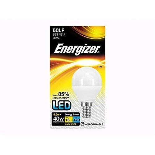 Energizer E14 5.2 W, 1 LED SES (Small Edison Screw) Golfball Bulb