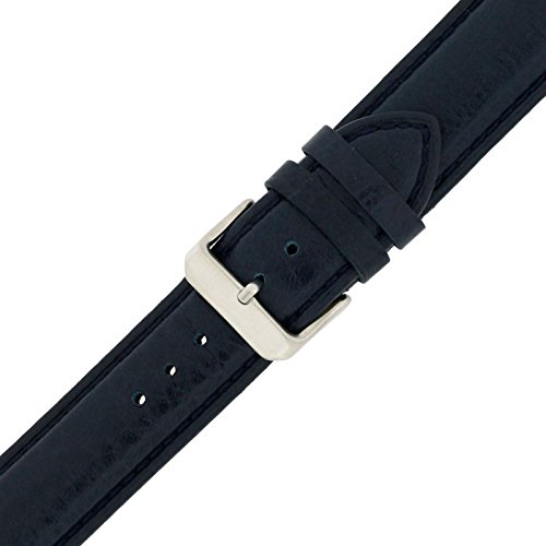 22mm XL Extra Long Watch Band Navy Blue Replacement Watch Strap Mens