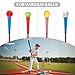 UbiCoSptJoy Batting Tee Topper Replacement Top for Baseball and Softball Practice Training Hitting, Ball Rest Rubber Cup (3 Colors, 3 PC)