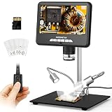 Andonstar AD207S Pro HDMI Digital Microscope, 2160P UHD Video Record, Soldering Microscope, Coin Mic