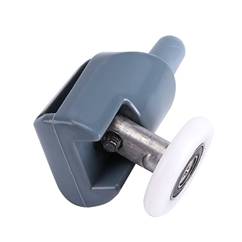 8pcs Kit Rulli per porte doccia TOPINCN Rulli Doccia Cuscinetti Box Doccia Twin Bottom Top Pulegge Ruote Runners Bathroom Kit di ricambio rulli inferiori superiori (Single wheel)