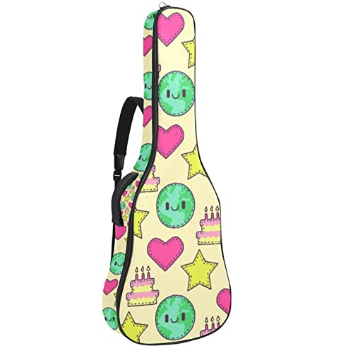 Housse étanche pour guitare acoustique avec double bandoulière et poche Nuit étoilée, Multicolore 08, 42.9×16.9×4.7 in… - Les Beatles, Paul McCartney, John Lennon, RIngo Starr, George Harrison Housse étanche pour guitare acoustique avec double bandoulière et poche Nuit étoilée, Multicolore 08, 42.9x16.9x4.7 in…