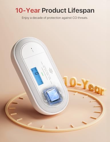 X-Sense Plug-in Carbon Monoxide Detector, with AAA Battery Backup, XC0C-SA, 1-Pack - Image 3