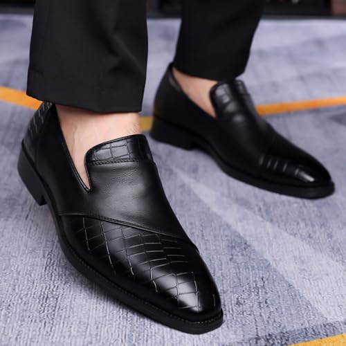 Men's Leather Formal Dress Shoes, Fashionable Casual Loafers —— The First Choice for Formal Occasions and Daily wear4