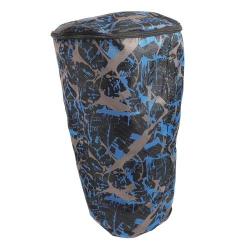 Sac de djembé 10 pouces ifundom camouflage bleu en toile Oxford étanche