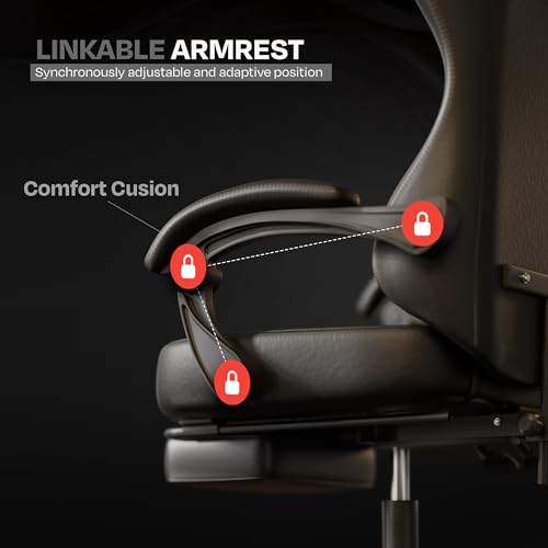 DROGO Aura Ergonomic Gaming Chair (Black) - Image 5