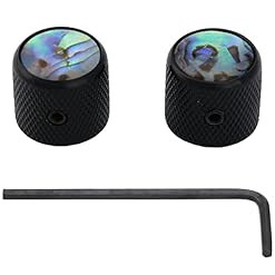 Musiclily Pro 6mm Acier Top Abalone Boutons Potentiomètre Dome Knobs avec Fixation Vis pour Guitare électrique… - Les Beatles, Paul McCartney, John Lennon, RIngo Starr, George Harrison