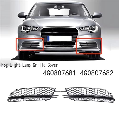 Grilles antibrouillard pour Audi A6 C7 A7 de 2012 à 2015 - Remplacement nid d'abeille