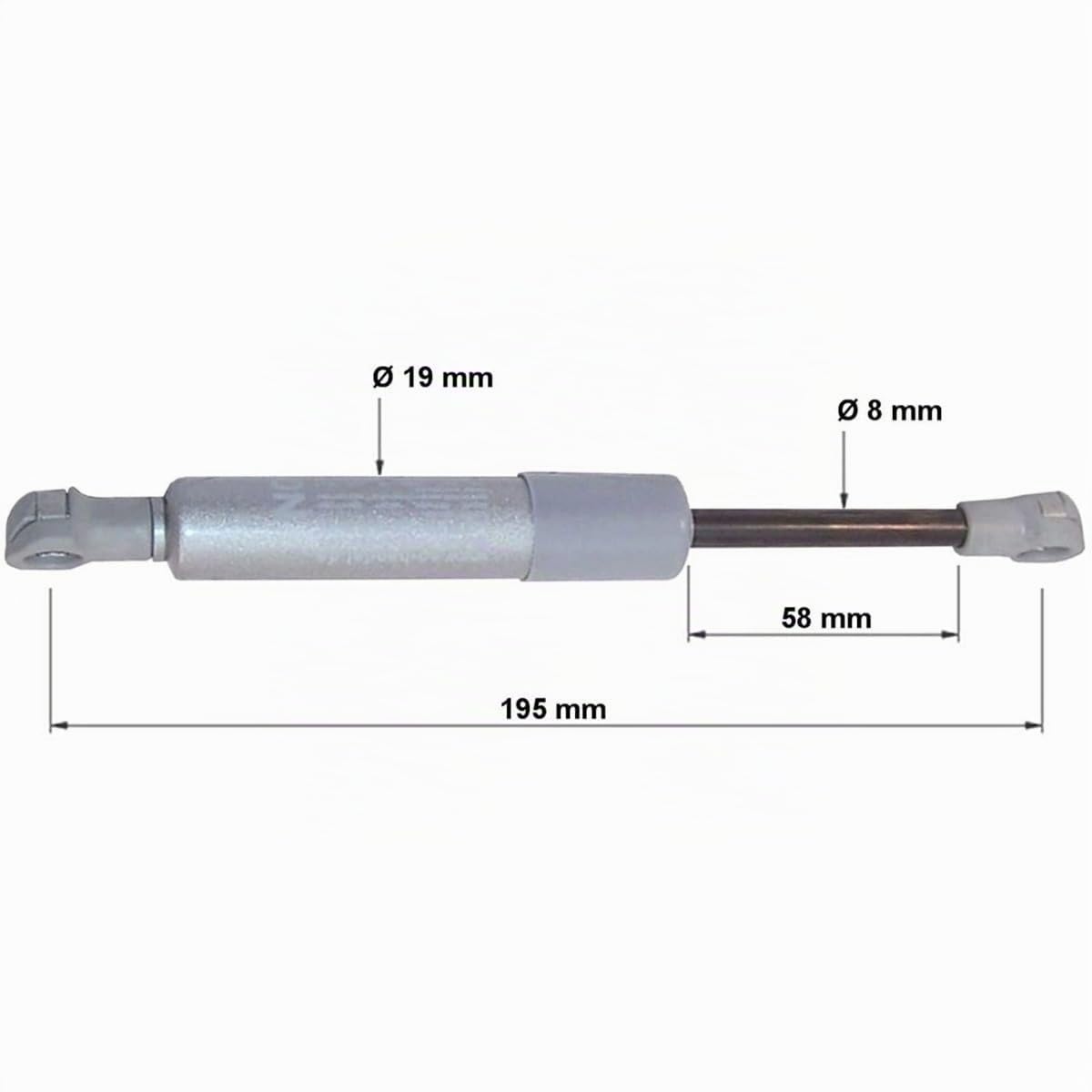 2 x SO-TECH® Kesseböhmer Ressort de Compression Vérin Lift-O-Mat pour Kesseböhmer Version Renforcée 380N