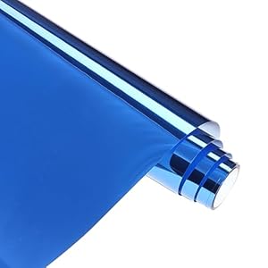 HTVSTD Metallische HTV-Vinyl-Rolle Blau