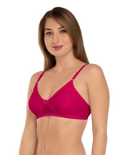 Image of Daisy DEE Women's Cotton Seamless Non-Padded Non-Wired Full Coverage T-Shirt Bra NLBLA
