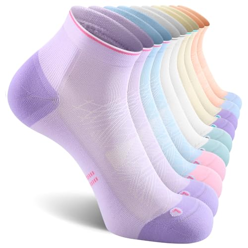 CS CELERSPORT 5 Pairs Ankle Compression Socks Running