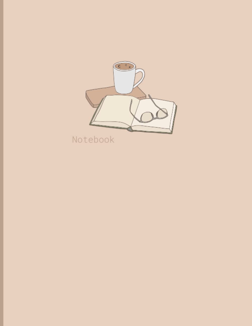 Aesthetic Notebook: College Ruled, Blank Lined Paper Notebook, Cute Aesthetic Notebook