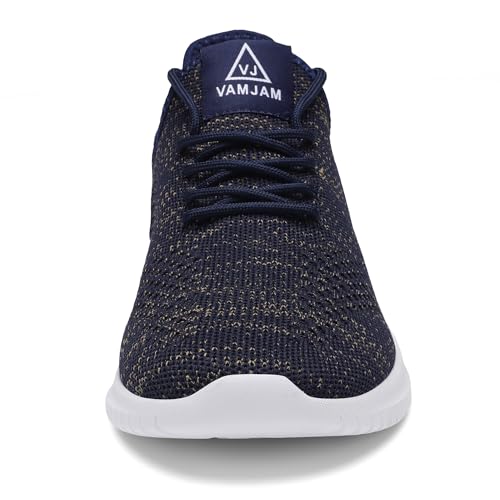 Image of VAMJAM Men's Running Shoes Ultra Lightweight Breathable Walking Shoes Non Slip Athletic Fashion Sneakers Mesh Workout Casual Sports Shoes