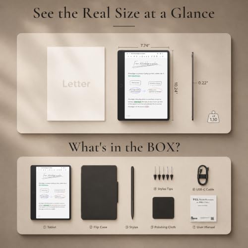 TCL Note A1 NXTPAPER Paper Tablet, 11.5" 2.2K 120Hz Display, 8+256GB - image 9