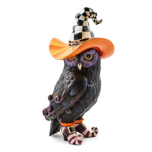 Image of MACKENZIE-CHILDS Resin Witchy Owl Figurine