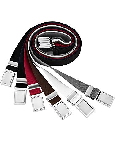 Kids Magnetic Belt Adjustable Elastic Belt with Magnetic Buckle for Boys Daily Use Girls