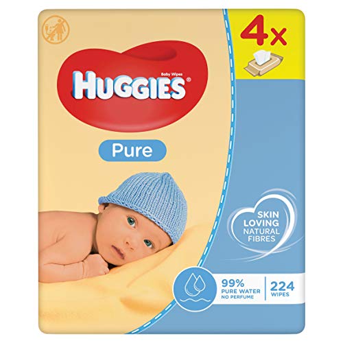 Huggies Puro Bebé Toallitas 56 Por Paquete - Paquete de 4