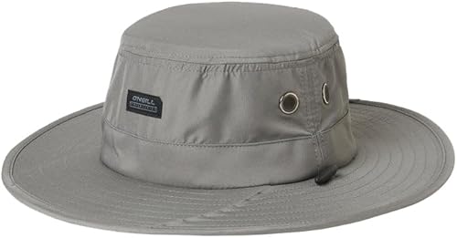 O'NEILL Sombrero de pescador de ala ancha para hombre Wetlands - Sombreros Bushmaster para hombre - Cómodo sombrero de pesca o sombrero de playa con