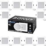 led einbauleuchten eckig dimmbar 120 Grad Abstrahlwinkel: Breiter Belichtungsbereich, ideal für Wohnzimmer, Schlafzimmer, Küche, Flur, Hotel, Büro, Bibliothek, KTV, Keller, Kaufhaus und viele andere Orte, an denen Sie eine helle Deckenleuchte benötigen.