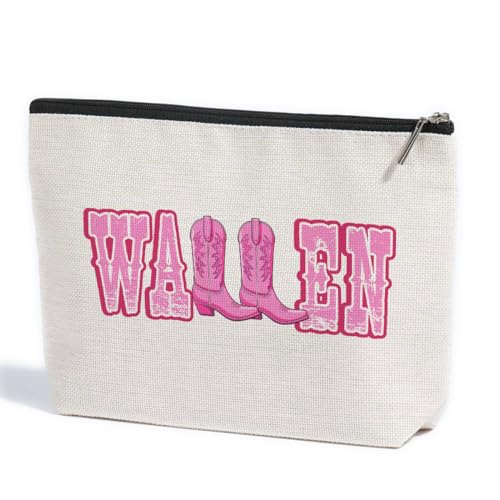 Western Singer Makeup Bag Country Music Cosmetic Bag Zipper Pouch Country Music Lover Gifts Album Inspired Gifts Friendship International Nurses Day Birthday Gift for Music Fans Girl Friend