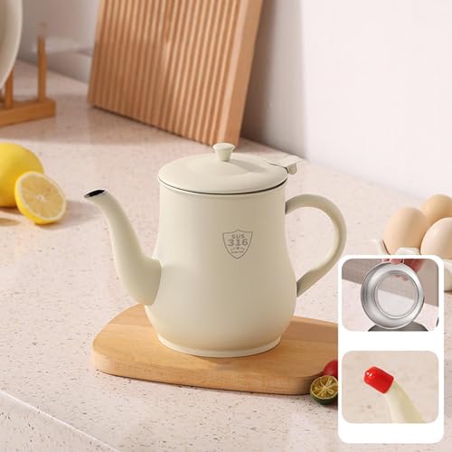 Miniatura 6 de Contenedor De Grasa De Tocino Con Colador, Colador De Aceite De Acero Inoxidable Con Tapa A Prueba De Polvo, Recipiente De Almacenamiento De Aceite De Cocina Para Aceite De Cocina Usado, Grasa Y