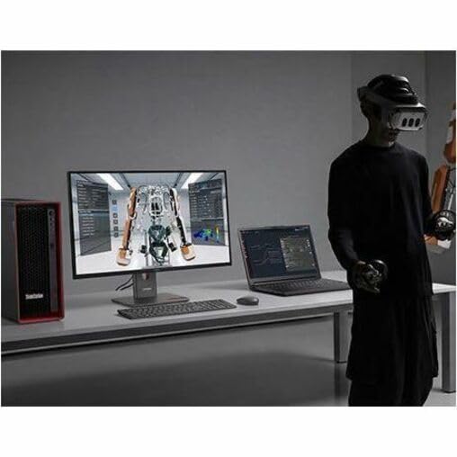 Image of Lenovo ThinkStation P5 Gen 2 30KB001QUS Workstation - 1 x Intel Xeon 634-32 GB - 1 TB SSD | Wi-Fi 7 & Bluetooth 5.4, DDR5 ECC Registered RAM, PCIe Gen5 NVMe SSD, 16GB GDDR7 Graphics, Windows 11 Pro