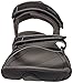 Teva womens W Verra Sandal, Black/Grey, 8.5 US